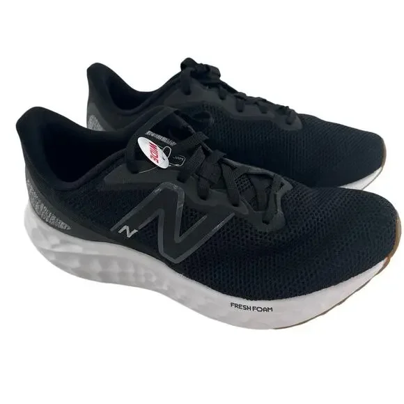 New Balance Men's Black Gray Fresh Foam Arishi V4 Running Shoes Size 9 XWide